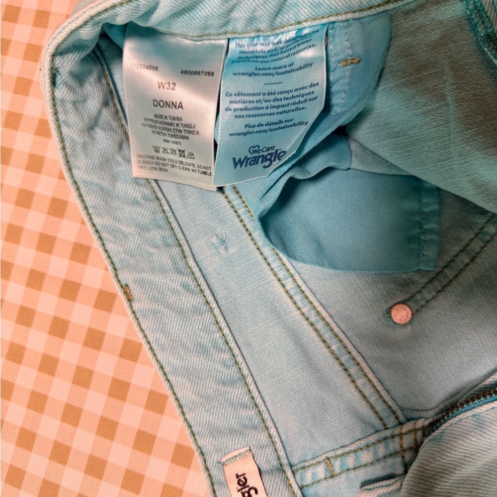 Wrangler Donna High-Rise Jeans — Aqua